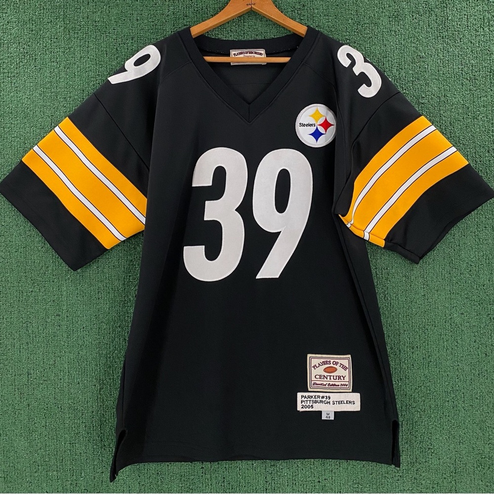 VTG Jeff Hamilton Steelers Willie Parker Jersey Mens Sz Medium Baggy